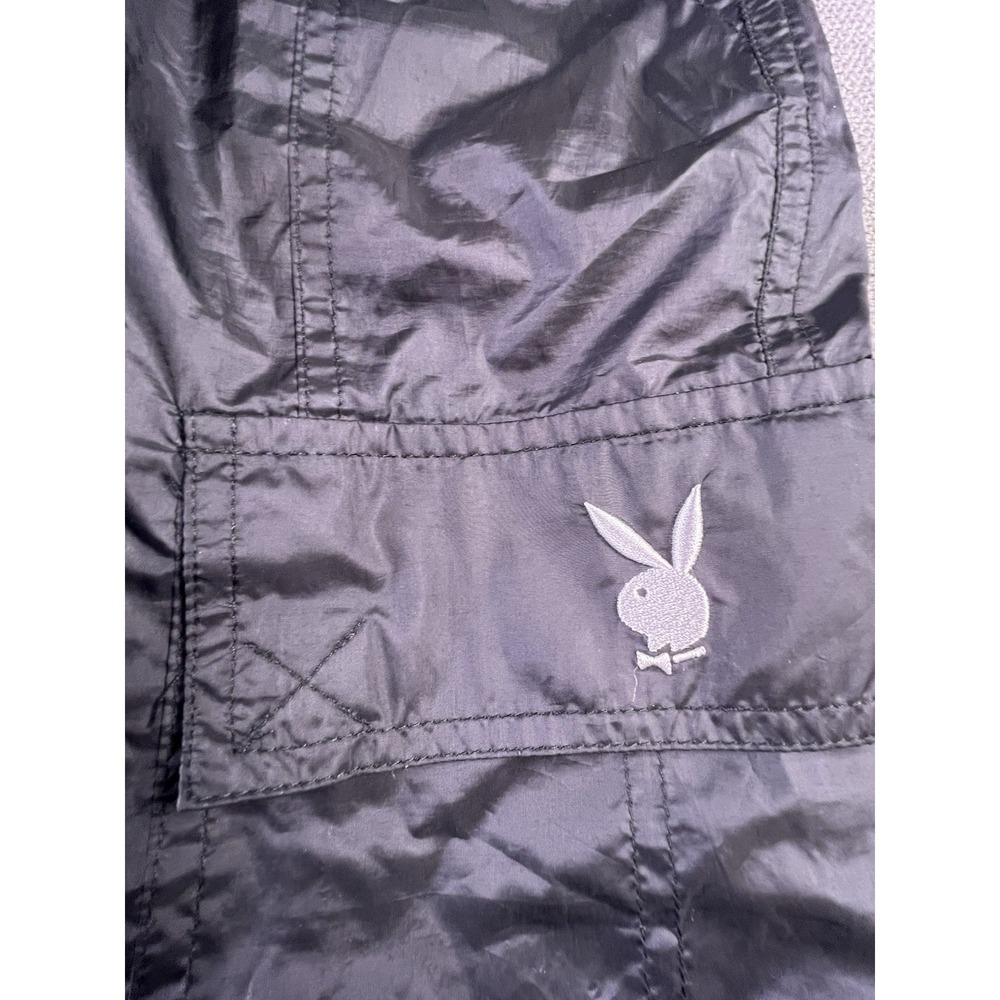 Playboy X Pacsun Pants Women's XS Black Cargo Parachute Belted Lightweight - Picture 3 of 11